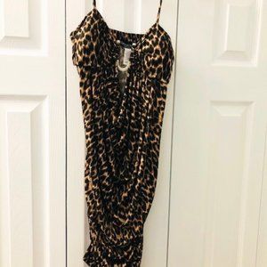 Sexy leopard print dress